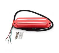 Pickup Standard Per Chitarra Chitarra Acustica Elettrica Con Doppio Pickup Single Coil Magnete E Accessori Colorati(Red)