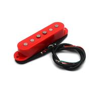 Pickup Standard Per Chitarra Pickup A Bobina Singola Doppio Strato Cavo A Quattro Conduttori Accessori Per Strumenti Per Chitarra Acustica(Red)