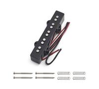 Pickup Standard Per Chitarra Pickup Per Chitarra Acustica E Basso Elettrico A 5 Corde Jazz Bobina Singola Aperta Colore Nero(Bridge)