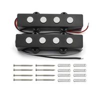 Pickup Standard Per Chitarra Pickup Per Chitarra Acustica Jazz Bass A 4 Corde Con Asta Larga Da 9.5mm Bobina Singola N4.8k Accessori(Neck Bridge)