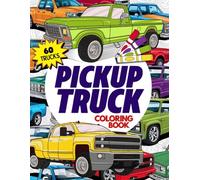 Pickup Truck Coloring Book: For boys ages 8-12