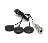 Pickup Universale Per Chitarra, Trasduttore Piezoelettrico A 3 Testine Per Chitarra Acustica, Ukulele, Mandolino, Banjo, Nero Pickup professionale per chitarra acustica(With cover)
