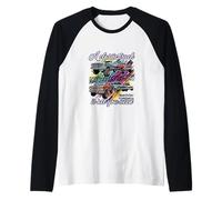 Pickup Vintage Americano,Camion Classico USA,American Truck Maglia con Maniche Raglan