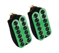 Pickups Per Chitarra Elettrica Elegante parte di ricambio per chitarra elettrica regolabile in metallo verde con pickup Humbucker