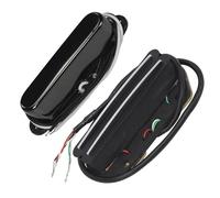 Pickups Per Chitarra Elettrica Set nero di pickup al manico Single Coil Parti di chitarra Piastra base in ottone sostitutiva