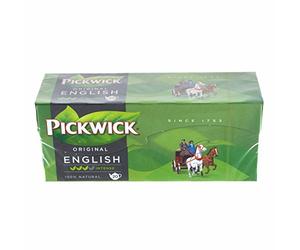 Pickwick English Tea Blend, Tè Nero Classico, Bevanda, Confezione da 20 Bustine