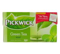 Pickwick Green Tea Mint, Tè Verde Aromatizzato al Gusto Menta Piperita, 20 Bustine