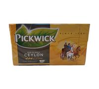 Pickwick Tè Nero Classico, Qualità Ceylon, Bevanda, Bibita, Confezione da 20 Bustine