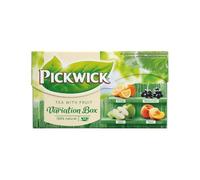 Pickwick Tea Scatola con 20 bustine di tè - arancia, ribes nero, mela e pesca