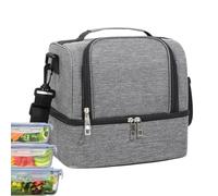 Picnic Bag, Cooler Lunch Tote, Waterproof Food Pouch, Leak-Proof Insulation, Portable Carry Handle, Compact Storage, Temperature Control, Perfect for Camping, Beach, Work, 9.84x6.69x9.06 inches