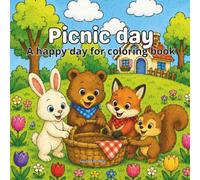 Picnic day: A happy day for coloring book