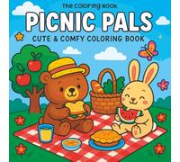 Picnic Pals: Summer Coloring Book for Adults and Kids, Bold and Easy for Relaxation and Stress Relief