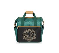 PICNIC TIME Harry Potter Serpeverde Borsa termica per il pranzo da viaggio, borsa termica morbida per il pranzo (nera con dettagli verdi) 10 x 6