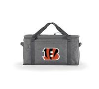 PICNIC TIME NFL Cincinnati Bengals 64 - Dispositivo di raffreddamento isolato pieghevole, colore: Grigio melange