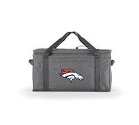 PICNIC TIME NFL Denver Broncos 64 - Dispositivo di raffreddamento isolato pieghevole, colore: grigio melange