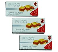 Picó - Il pacchetto include 3 Turrón de Crema de Almendras, Turron blando de crema de Almendras Senza zuccheri aggiunti - Qualità suprema - 200gr (Senza Gluten)