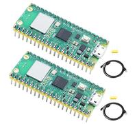 Pico W scheda madre,basata sul chip for Raspberr-Pi RP2040 processore Arm Cortex M0+ dual-core con intestazione pre-saldata per for Raspberr-Pi Pico W RP2040 Scheda microcontrollore(2 pcs)