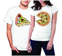PicOnTshirt Magliette Coppia Divertenti Lui e Lei, Set 2 T-Shirt Abbinate Mr & Mrs, Idee Regalo Sposi, Fidanzati, Anniversario, San Valentino, Matrimonio