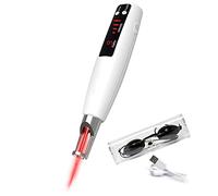Picosecond Pulse Light Spot Remove Machine, Ricaricabile, Display Lcd Picosecond Pen, Con 9 Modalità, Per Lentiggini/Talpe/Macchie Marroni/Tatuaggio/Tatuaggio,Red