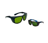 Picotronic, Occhiali di protezione laser certificati PICO-LPG-740-1100 secondo DIN EN 207, intervallo di lunghezza d'onda adatto 740-1100 nm, vestibilità comoda, per saldatura laser, neve laser