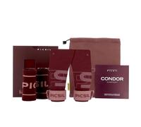 PICSIL - Paracalli Condor, Grips Professionali per Protezione Mani, Uso con Magnesio, con Astuccio e Polsini, Ideale per Cross Training, Calistenics, e Fitness (Burgundy, G)