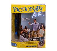 Pictionary - Pictionary Air, gioco da tavolo e disegno di famiglia, funziona con l'app, 1 penna luminosa e carte da gioco, regalo a partire dagli 8 anni, GJG13