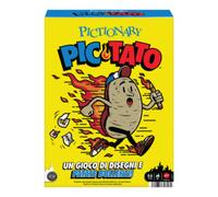 Mattel Games - Pictionary PIC-Tato, Gioco della Patata bollente con indizi in Italiano, pennarelli cancellabili e lavagne , Parla e riproduce Musica, Giocattolo per Bambini, 8+ Anni, JHC61