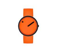 Picto Orologio unisex analogico al quarzo 32020958, Colore: arancione., misura unica, Cinghia