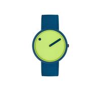 Picto Unisex-Uhren Analog Quarz One Size Blau 32020961