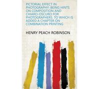 Pictorial Effect in Photography (Copertina rigida)