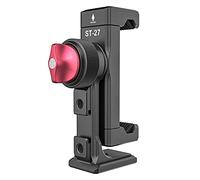 PICTRON Supporto per treppiede per telefono in metallo con 3 scarpe fredde e porta Arca, adattatore per treppiede per smartphone a 360 ° per iPhone Samsung Supporto per treppiede da tavolo Video Live