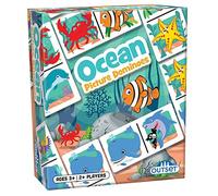 Picture Dominoes: Ocean Themed Matching Game for prechoolers - Contains 36 Domin