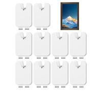 Picture Frame Hangers, Wall Painting Hooks, Adhesive Mounting Hardware, 2.6x2.01 Inches, Easy No-Drill Design, Secure Display Solution, for Home Apartment Dorm School or Room Decor Use