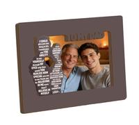 Picture Frames - Mothers Day Small Display Home Decor | Elegant Glass with Polished Silver Border, Tabletop Portrait Holder, Desktop Art Stand for Mom, Living Room, Bedroom and Birthday Party