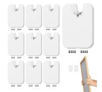 Picture Hangers for Drywall | Picture Hooks Wall Painting Hangerss,10 Pieces Hardware Heavy Dutys for Mounting Painting Artwork Mirror Canvas Poster Home Decor Dorm Hotel Apartments