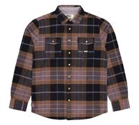 Picture Organic Clothing - Camicia Uomo a maniche lunghe - Hillsboro Shirt Shitake per Uomo in Cotone - Taglia M - Marrone