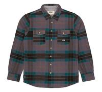 Picture Organic Clothing - Camicia Uomo a maniche lunghe - Hillsboro Shirt Deep Water per Uomo in Cotone - Taglia XL - Verde