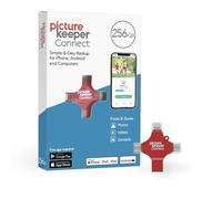 Picture Keeper Connect for iPhone, Android, USB-C, PC & Mac - Chiavetta USB da 256 GB di backup per foto, video, contatti, memoria flash drive, memoria esterna - 256 GB, Berry