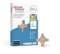 Picture Keeper Connect per iPhone, Android, USB-C, PC e Mac - Backup USB da 256 GB per foto, video, contatti, backup di memoria flash drive, memoria esterna - 256 GB, oro