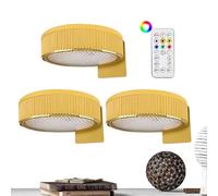 Picture Light Batterated, Wall Painting Light - 3x immagine dimmerabile a batteria a batteria | Esposizione Hall Home Novelty Art Display Lampada con timer per camera da , studio