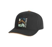 Picture Organic Clothing - Cappello con visiera curva in cotone biologico - Wakopa BB Cap Black per Uomo in Cotone - Nero