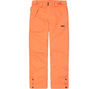 Picture Organic Clothing - Pantaloni da sci impermeabili e traspiranti - Time Pants Neon Flare in Pelle - Taglia Bambino 158-164 cm - Arancione