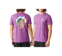 Picture Organic Clothing - T-shirt in cotone biologico - Romain Figaro Tee Bright Magenta per Uomo in Cotone - Taglia M - Viola
