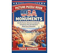 Picture Puzzle Book - USA Monuments: Identify Famous American Landmarks and Answer Four Fun Questions About Every Monument