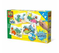 Disegni da dipingere SES Creative Colouring with Water Dinosauri