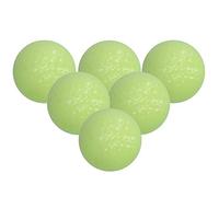 Picysa 6 Palline da Luminose Fluorescenti Notturne a Doppio Strato per la Pratica del, Materiale in Gomma Resistente, Luce Fluorescente
