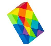 Picysa 72 Blocchi Twist-Puzzle, cubo di serpente educativo in plastica ABS per un design confortevole con bordi arrotondati, fantastico