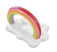 Picysa Accessorio Gonfiabile per Feste con Portabevande a Forma di Nuvola Arcobaleno per il Tempo Libero in Spiaggia