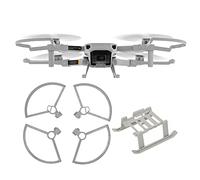 Picysa Anello di protezione dell'elica RC, supporto ad altezza estesa per Mini, materiale ABS durevole con design robusto, protezione efficace per aerei e fotocamere (grigio)