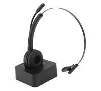 Picysa Auricolare Bluetooth Confortevole Cancellazione del Rumore Regolabile con Microfono per Call Center Home Office 1 unità